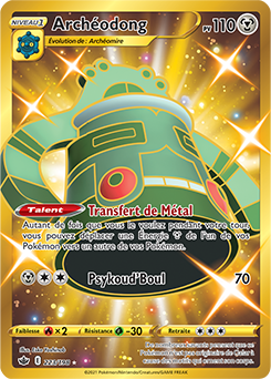 Carte Pokémon Archeodong 223/198 de la série Règne de Glace en vente au meilleur prix