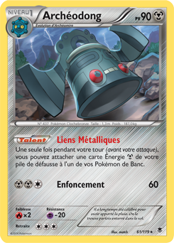 Carte Pokémon Archéodong 61/119 de la série Vigueur Spectrale en vente au meilleur prix