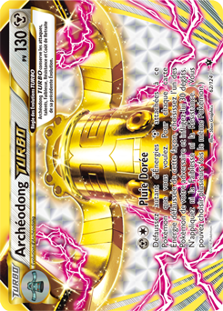 Carte Pokémon Turbo Archéodong TURBO 62/124 de la série Impact des Destins
