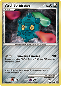 Carte Pokémon Commune Archéomire 74/123 de la série Trésors Mystérieux