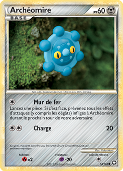 Carte Pokémon Commune Archéomire 58/102 de la série Triomphe