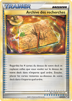 Carte Pokémon Peu commune Archive des recherches 84/95 de la série Appel des Légendes