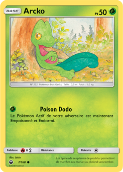 Carte Pokémon Arcko 7/168 de la série Tempête Céleste en vente au meilleur prix