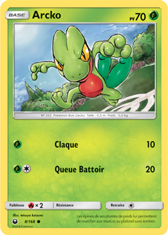 Carte Pokémon Arcko 8/168 de la série Tempête Céleste en vente au meilleur prix