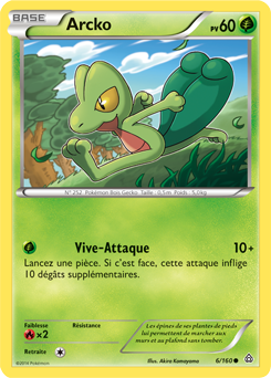 Carte Pokémon Arcko 6/160 de la série Primo Choc en vente au meilleur prix