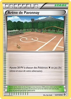 Carte Pokémon Arène de Pavonnay 127/149 de la série Frantières Franchies en vente au meilleur prix