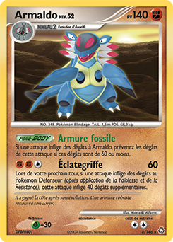 Carte Pokémon Armaldo 18/146 de la série Eveil des Légendes en vente au meilleur prix