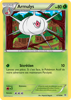 Carte Pokémon Armulys 4/108 de la série Ciel Rugissant en vente au meilleur prix