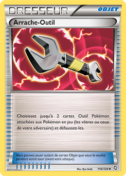 Carte Pokémon Peu commune Arrache-Outil 116/124 de la série Dragons Éxaltés