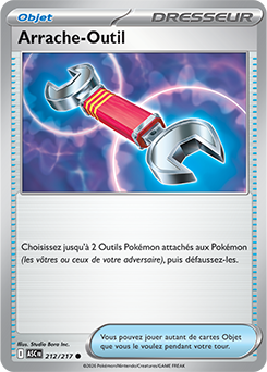 Carte Pokémon Arrache-Outil 212/217 de la série Héros Transcendants en vente au meilleur prix