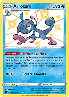 Carte Pokémon Arrozard SV026/SV122 de la série Destinées Radieuses en vente au meilleur prix