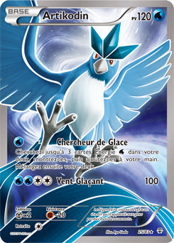 Carte Pokémon Pokémon Full Art Artikodin 25/83 de la série Générations