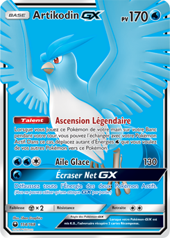 Carte Pokémon Artikodin GX 154/168 de la série Tempête Céleste en vente au meilleur prix