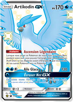 Carte Pokémon Artikodin GX SV54/SV94 de la série Destinées Occultes en vente au meilleur prix