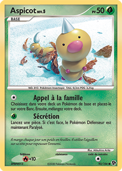 Carte Pokémon Aspicot 93/106 de la série Duels au Sommet en vente au meilleur prix