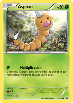 Carte Pokémon Aspicot 1/160 de la série Primo Choc en vente au meilleur prix