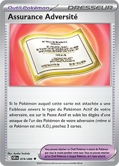 Carte Pokémon Assurance Adversité 74/86 de la série Chaos Ascendant en vente au meilleur prix