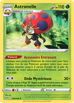 Carte Pokémon Astronelle 020/196 de la série Origine Perdue en vente au meilleur prix
