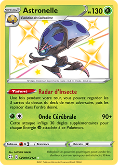 Carte Pokémon Astronelle SV009/SV122 de la série Destinées Radieuses en vente au meilleur prix