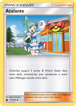 Carte Pokémon Peu commune Atalante 137/168 de la série Tempête Céleste