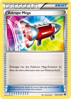 Carte Pokémon Attrape Méga 104/124 de la série Impact des Destins en vente au meilleur prix