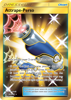 Carte Pokémon Objet Gold SL Attrape-Perso 231/214 de la série Tonnerre Perdu