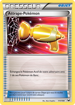 Carte Pokémon Attrape-Pokémon 111/108 de la série Explorateurs Obscurs en vente au meilleur prix