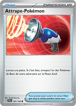 Carte Pokémon Attrape-Pokémon 187/198 de la série Écarlate et Violet en vente au meilleur prix