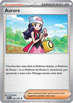 Carte Pokémon Peu commune Aurore 87/94 de la série Flammes Fantasmagoriques