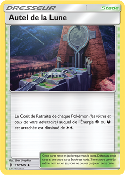 Carte Pokémon Autel de la Lune 117/145 de la série Gardiens Ascendants en vente au meilleur prix