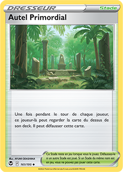 Carte Pokémon Peu commune Autel Primordial 161/195 de la série Tempête Argentée