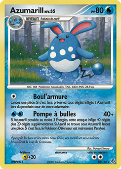 Carte Pokémon Azumarill 18/130 de la série Diamant & Perle en vente au meilleur prix