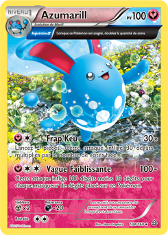 Carte Pokémon Azumarill 104/160 de la série Primo Choc en vente au meilleur prix