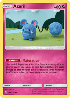 Carte Pokémon Azurill 146/236 de la série Éclipse Cosmique en vente au meilleur prix