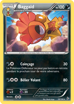 Carte Pokémon Baggaïd 59/106 de la série Étincelle en vente au meilleur prix