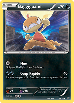 Carte Pokémon Baggiguane 73/99 de la série Destinées Futures en vente au meilleur prix