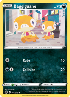 Carte Pokémon Commune Baggiguane 041/073 de la série La Voie du Maître