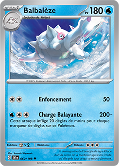 Carte Pokémon Balbalèze 060/198 de la série Écarlate et Violet en vente au meilleur prix