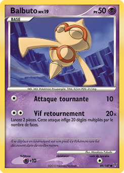 Carte Pokémon Balbuto 89/147 de la série Vainqueurs Suprêmes en vente au meilleur prix