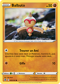 Carte Pokémon Balbuto 093/195 de la série Tempête Argentée en vente au meilleur prix