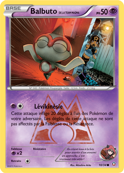 Carte Pokémon Balbuto de la Team Magma 10/34 de la série Double Danger en vente au meilleur prix