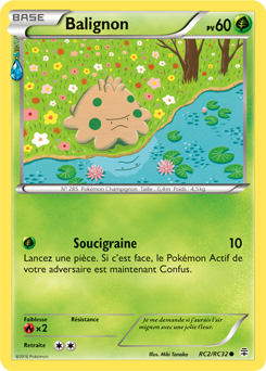 Carte Pokémon Commune Balignon RC2/RC32 de la série Générations