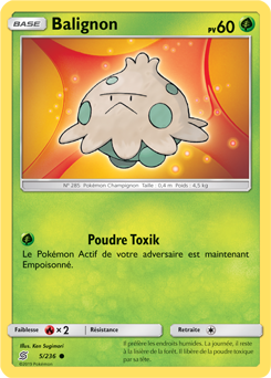 Carte Pokémon Commune Balignon 5/236 de la série Harmonie des Esprits