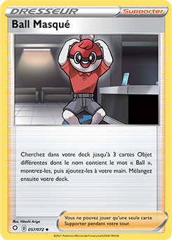 Carte Pokémon Ball Masqué 057/072 de la série Destinées Radieuses en vente au meilleur prix