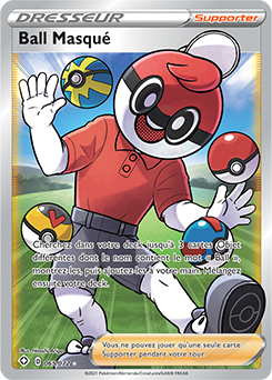 Carte Pokémon Ball Masqué 065/072 de la série Destinées Radieuses en vente au meilleur prix