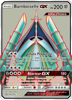 Carte Pokémon Bamboiselle GX 144/156 de la série Ultra Prisme en vente au meilleur prix