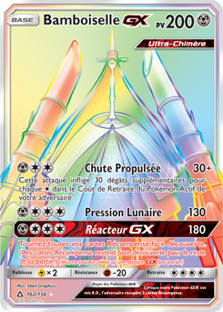 Carte Pokémon Bamboiselle GX 162/156 de la série Ultra Prisme en vente au meilleur prix