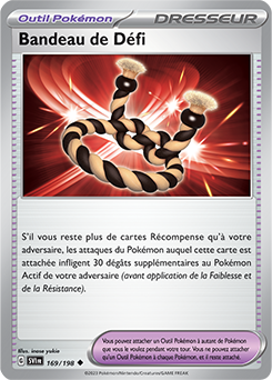 Carte Pokémon Bandeau de Défi 169/198 de la série Écarlate et Violet en vente au meilleur prix