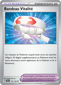 Carte Pokémon Bandeau Vitalité 197/198 de la série Écarlate et Violet en vente au meilleur prix