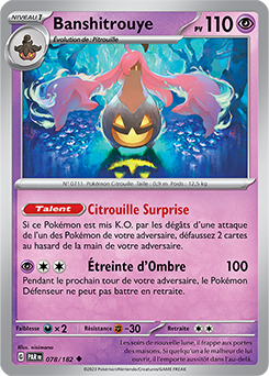 Carte Pokémon Peu commune Banshitrouye 78/182 de la série Faille Paradoxe